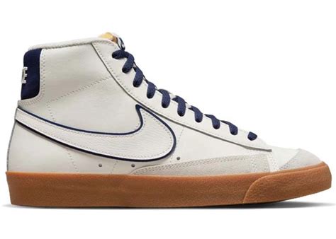 Nike Blazer Mid 77 PRM Sail Navy Gum Men's